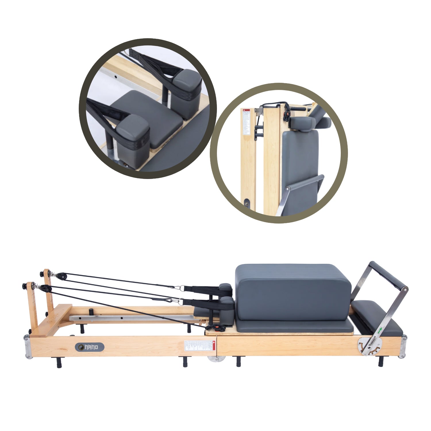 Foldable Pilates Reformer Maplewood Bed - Nano – PersonalHour Pilates  Reformers