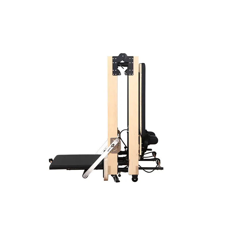 Enhanced Wood Foldable Pilates Reformer Bundle - Zous 2.0