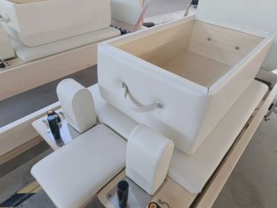 Foldable Pilates Reformer CherryWood White Bed - Nano Advanced
