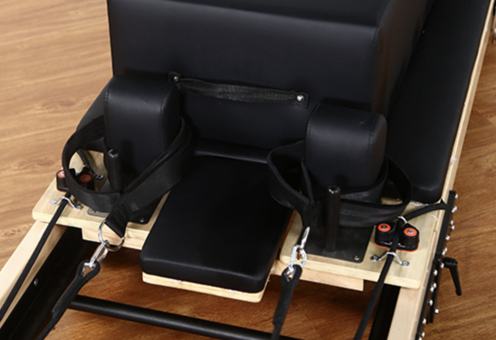 Enhanced Wood Foldable Pilates Reformer Bundle - Zous 2.0