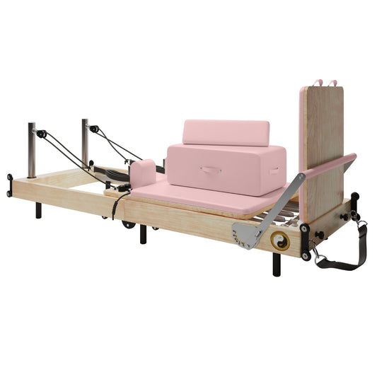 [Open Box] The Janet 2.0 Elite - Foldable Pilates Reformer - Pink