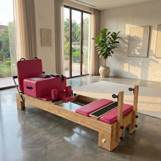 Nano Pro Max Pilates Reformer - Hot Pink
